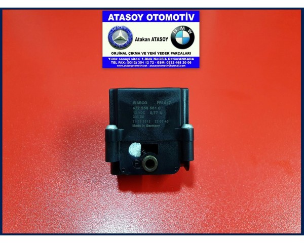 BMW F02 SÜSPANSİYON VALFİ 4722555610 472 255 561 0 472 255 5610 WABCO PRI017 BMW F01 SÜSPANSİYON VALFİ BMW F10 SÜSPANSİYON VALFİ BMW F07 GT SÜSPANSİYON VALFİ